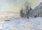 Клод Моне Лавакур, солнце и снег 1879г